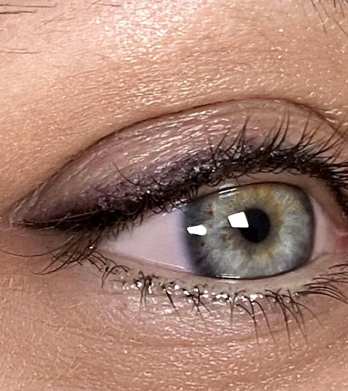 Permanent lash line with soft shading